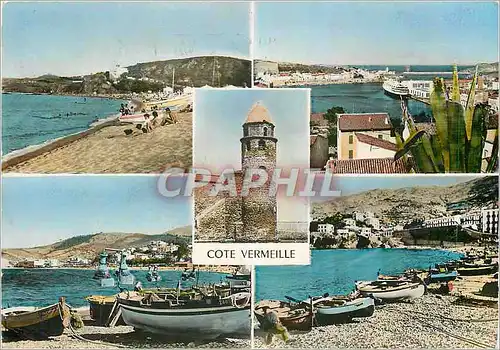 Cartes postales moderne Cote Vermeille Argeles sur Mer Port Vendres Collioure Banyuls sur Mer Cerbere