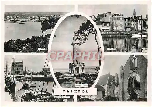 Cartes postales moderne Paimpol Le Port Quai Loti Qai Duguay Trouin Abbaye de Beauport