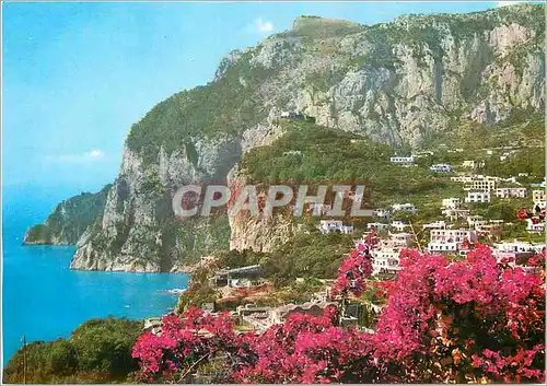 Moderne Karte Capri Vue panoramique