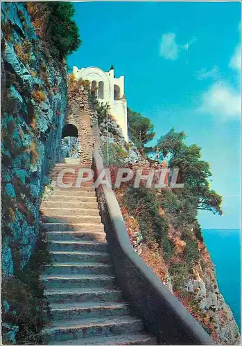 Moderne Karte Anacapri St Michel