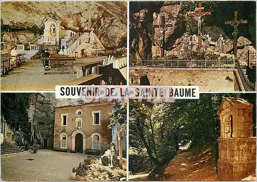 Moderne Karte Souvenir de la Sainte Baume