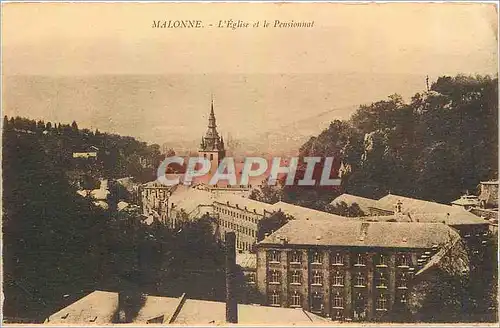 Cartes postales moderne Malonne L'Eglise et le Pensionnat