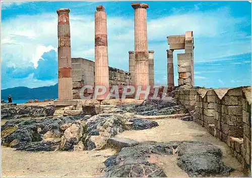 Moderne Karte Rhodes L'Acropole de Lindos