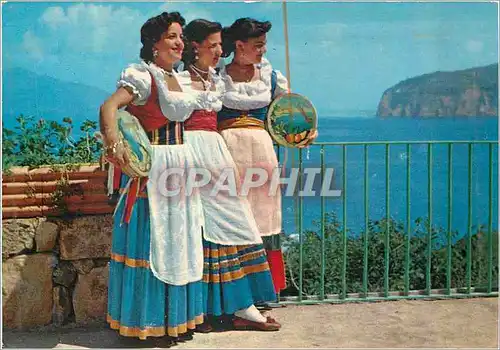 Cartes postales moderne Sorrento Costumi Tarantella Sorrentina Folklore