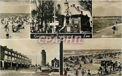 Moderne Karte Groeten uit Zandvoort aan Zee