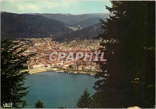 Moderne Karte Gerardmer Vosges Son lac et la vallee des lacs