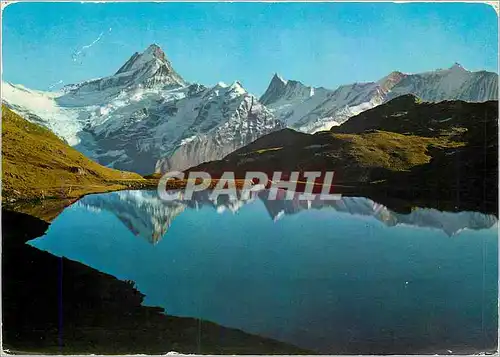 Cartes postales moderne Grindelwald Bachalpsee mit Schreck und Finsteraarhorn