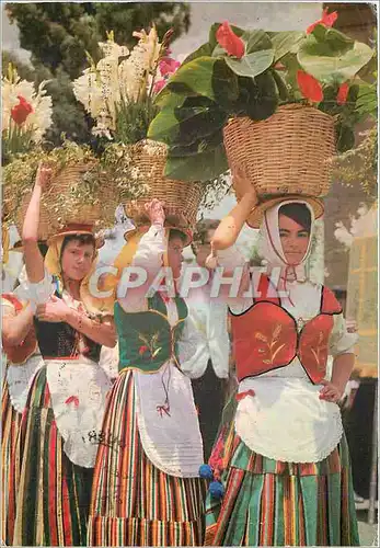 Moderne Karte Tenerife Cautumes Typiques Folklore