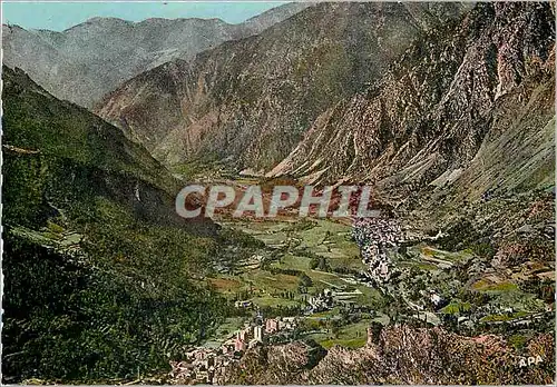 Cartes postales moderne Valls d'Andorra Les Escaldes Andorra la Vella Vista panoramic