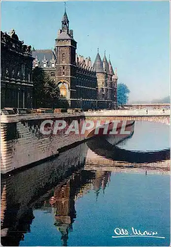 Cartes postales moderne Paris La Seine et le Palais de Justice