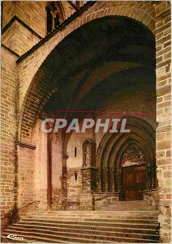 Cartes postales moderne Billom P de D Porche de l'eglise Saint Loup