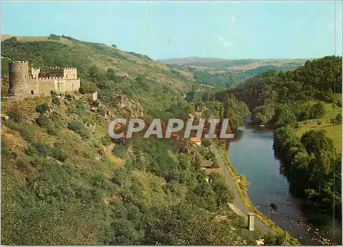 Cartes postales moderne Le Chateau de Chouvigny et la Vallee de la Sioule