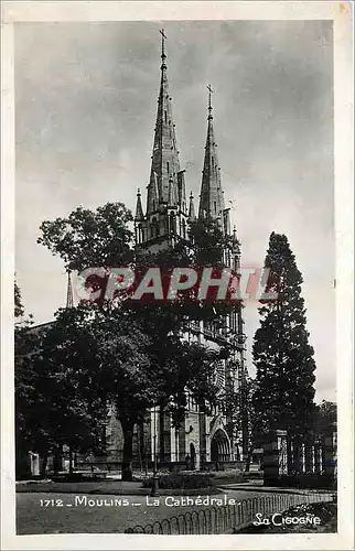 Cartes postales moderne Moulins La Cathedrale
