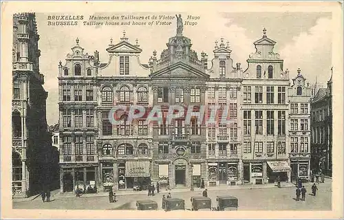 Cartes postales Bruxelles Maison des Tailleurs et de Victor Hugo