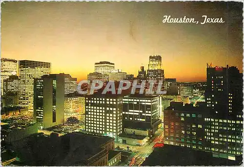 Cartes postales moderne Sunset in the sixth largest city in the nation Houston Texas