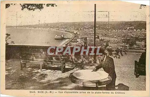 Ansichtskarte AK Nice AM Vue d'ensemble prise de la plate forme du Chateau