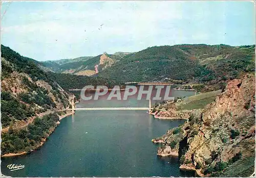 Moderne Karte Aveyron Pittoresque Site et Pont de Treboul