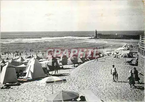 Cartes postales moderne Capbreton Landes La plage et la jetee du phare