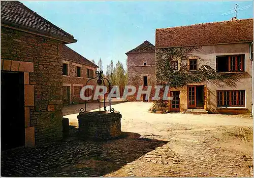 Moderne Karte Fain les Moutiers Cote d'Or La Ferme Laboure La Cour Interieure