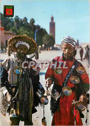 Moderne Karte Maroc Typique Vendeurs d'eau