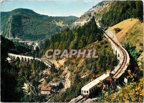 Cartes postales moderne Morez Jura Les Viaducs Train