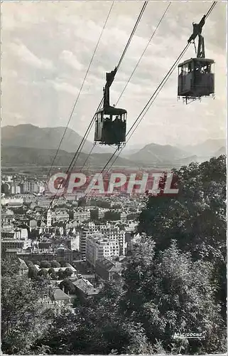 Cartes postales moderne Grenoble Isere Croisement du Telepherique