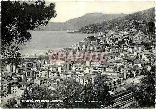 Moderne Karte Riviera dei Fiori Ventimiglia Veduta generale