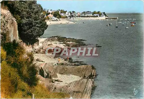 Cartes postales moderne Locquirec Finistere Vue Generale prise du fond de la Baie