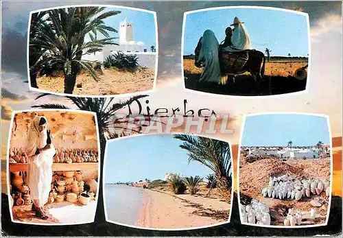 Cartes postales moderne Djerba Tunisie de toujours