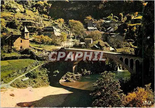 Moderne Karte Les Gorges du Tarn Le Pont de Saint Chely