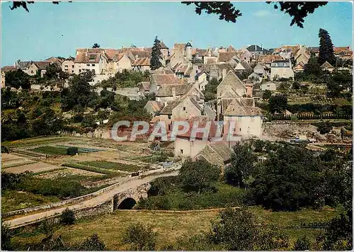 Moderne Karte Saint Benoit du Sault Indre Vue generale