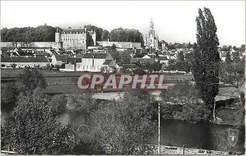 Cartes postales moderne Chateauneuf sur Cher Vue Generale Camping La foret