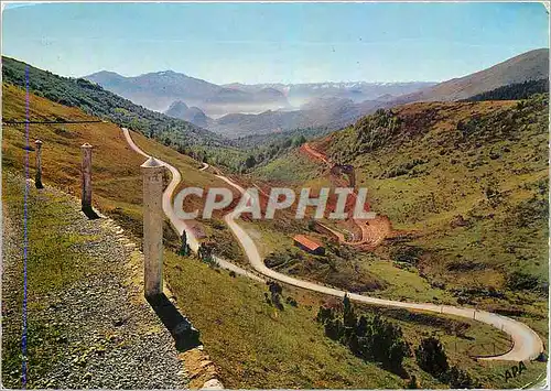 Cartes postales moderne Col de Port Ariege Les Lacets de la route de St Girons a Tarascon sur Ariege