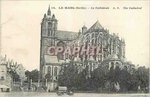 Cartes postales Le Mans Sarthe La Cathedrale