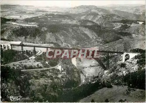 Moderne Karte Viaduc de Garabit Cantal Ligne de Beziers a Clermont Ferrand