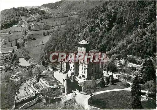 Moderne Karte Environs de Vic sur Cere Polminhac Cantal Le Chateau de Pesteils