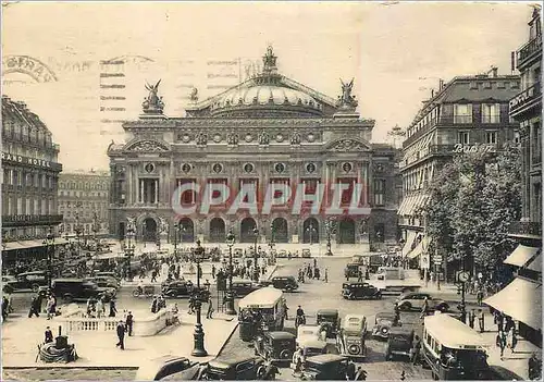 Moderne Karte Paris Place de l'Opera