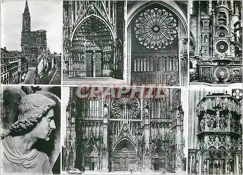 Cartes postales moderne Strasboug La cathedrale