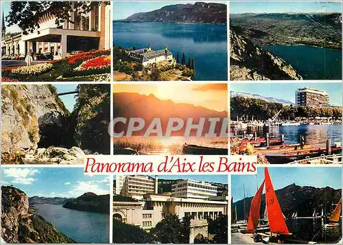 Cartes postales moderne Aix les Bains Savoie Lac du Bourget et ses environs