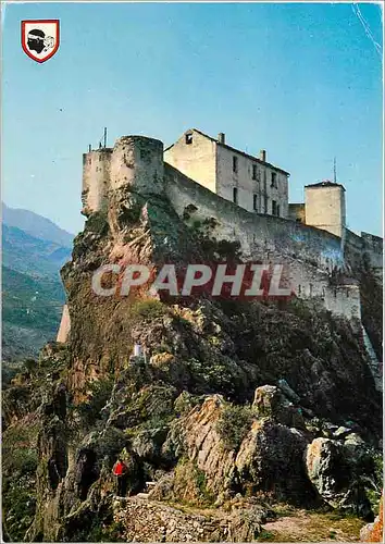 Cartes postales moderne Corse Ile d'Amour Corte La Citadelle