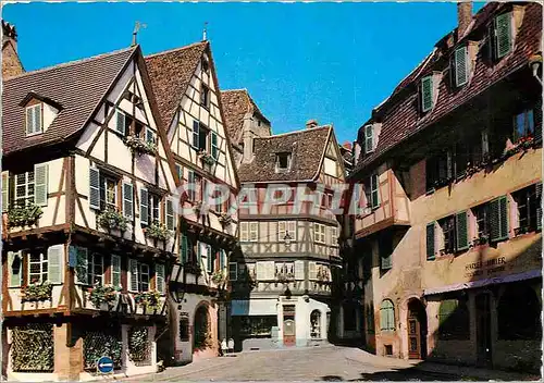 Moderne Karte Colmar Haut Rhin L'Entree de la Rue des Marchands