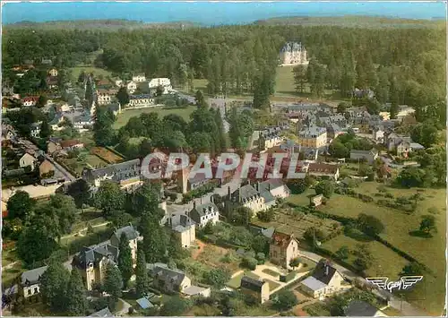 Moderne Karte Station Thermale de Bagnoles de l'Orne Tesse La Madeleine Orne Vue generale