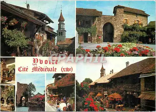 Cartes postales moderne Haute Savoie Yvoire Cite Medievale sur la Rive francaise du Leman