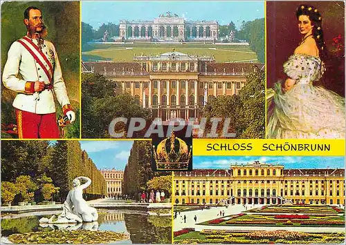 Moderne Karte Schloss Schonbrunn