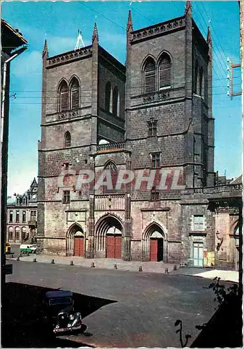 Moderne Karte Saint Flour La Cathedrale