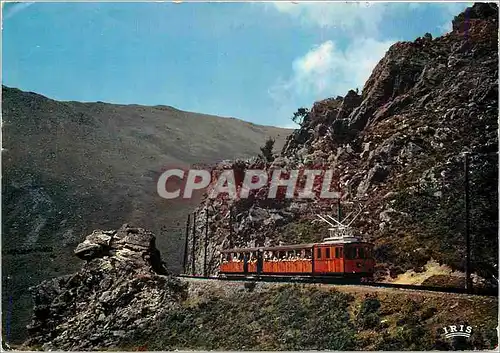 Moderne Karte La Rhune La Breche Funiculaire Train