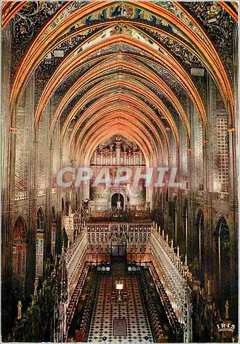 Moderne Karte Albi Tarn Basilique Sainte Cecile