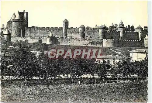 Moderne Karte Carcassonne La Cite au Nord Est