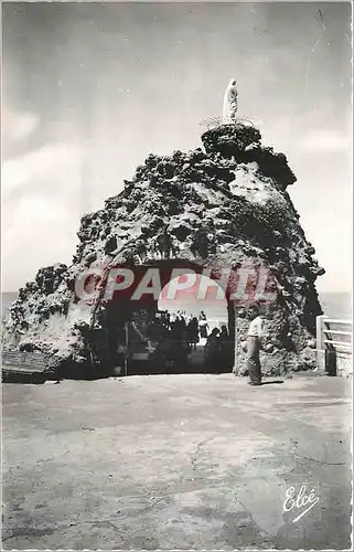 Moderne Karte Biarritz Basses Pyrenees Le Rocher de la Vierge et le Tunne