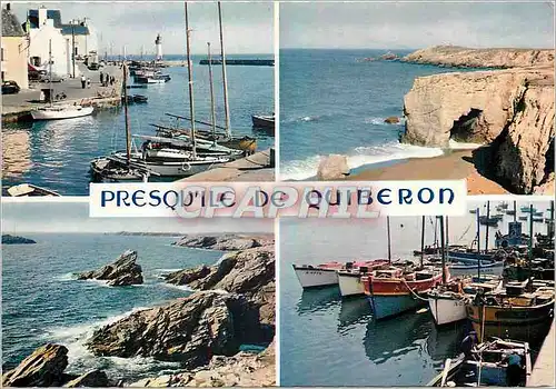 Moderne Karte Presqu'ile de Quiberon